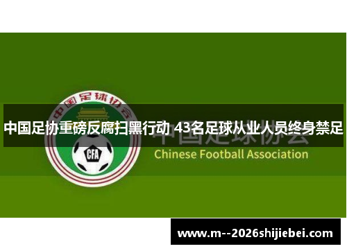 中国足协重磅反腐扫黑行动 43名足球从业人员终身禁足 中国足协重磅反腐扫黑行动 43名足球从业人员终身禁足